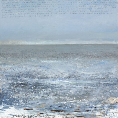 Priest Cove foreshore seaweeds. 2020.    mixed media on museum board.    30.5 x 30.5cm.